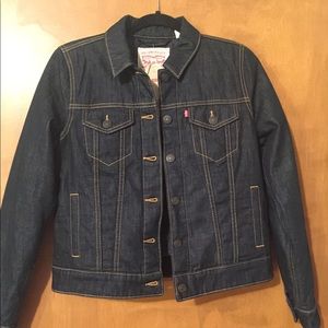 NWT Levi Jean Down Lined Jacket